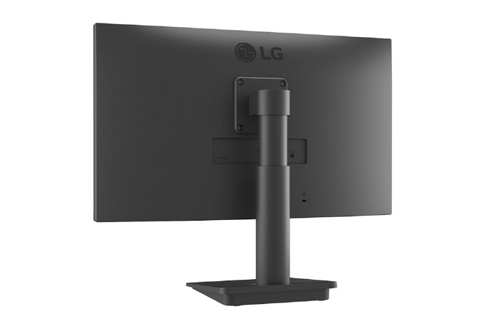 Vista trasera diagonal Monitor IPS Full HD de 24 pulgadas